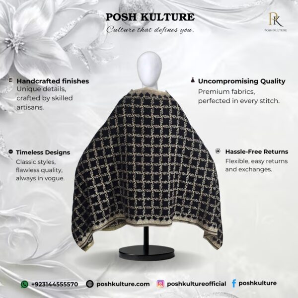 Embroidered Velvet Shawls - Image 2