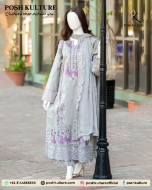 Representing Luxury Embroidered 3PC Dhanak Article