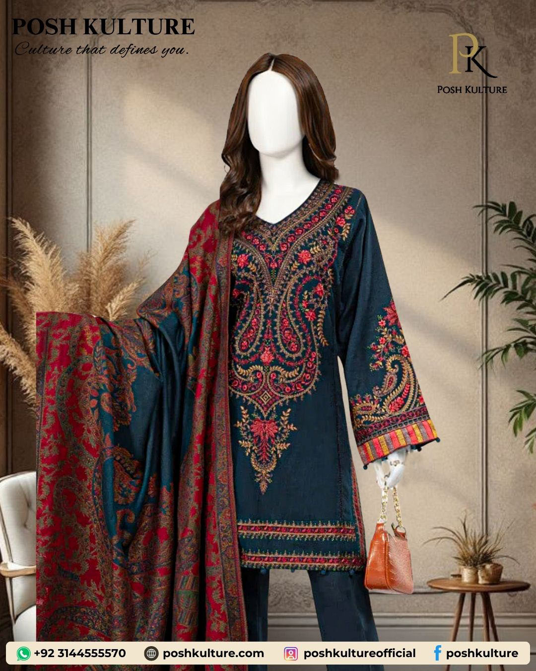 deep-teal-dhanak-suit-with-heavy-maroon-gold-embroidery