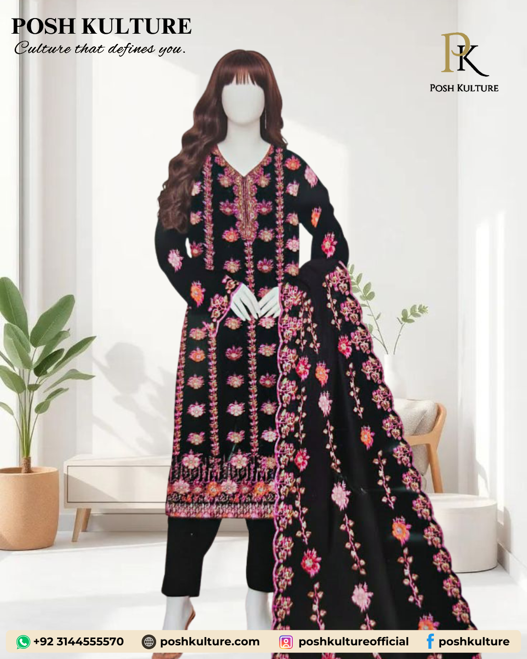 timeless-black-3-piece-chiffon-suit-with-vibrant-floral-embroidery