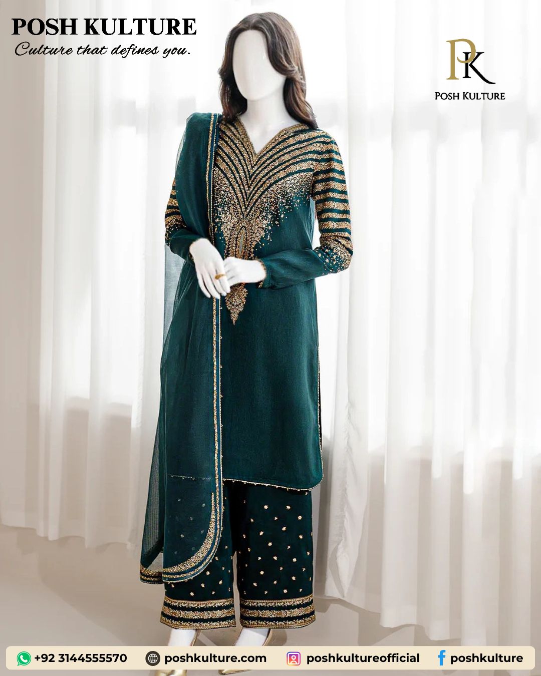 deep-green-dhanak-heavy-embroidered-shawl-unstitched-suit