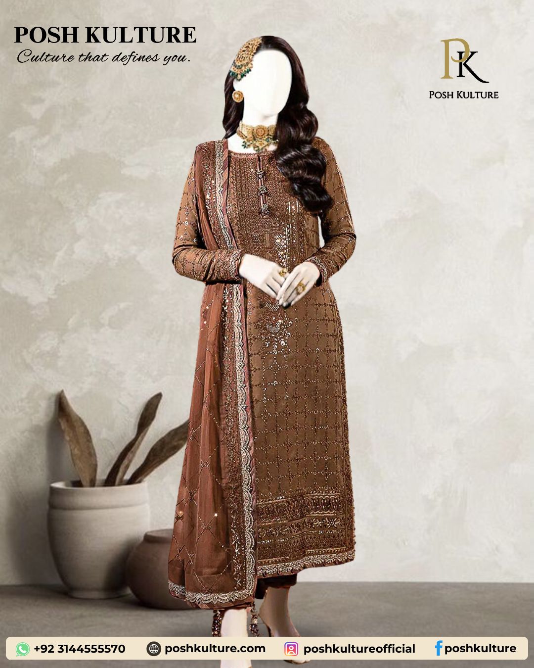 coffee-brown-chiffon-embroidered-3pc-suit-premium-shirt-dupatta-trouser
