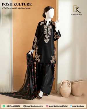 Winter Royale Dhanak Embroidered Suit