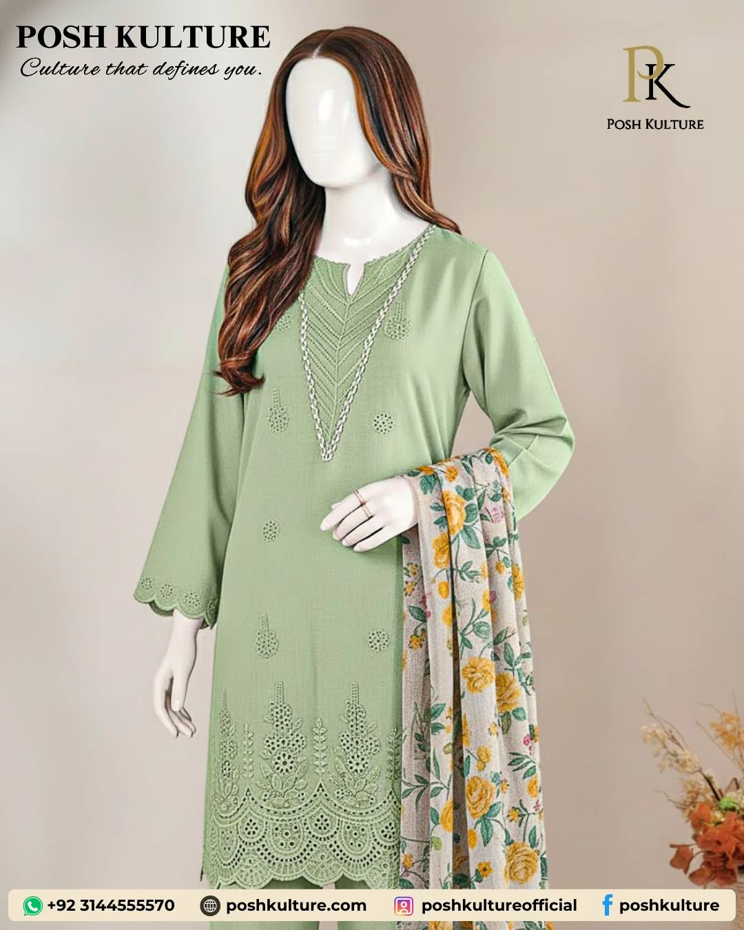 sapphire-luxury-embroidered-pista-green-dhanak-suit-with-printed-shawl