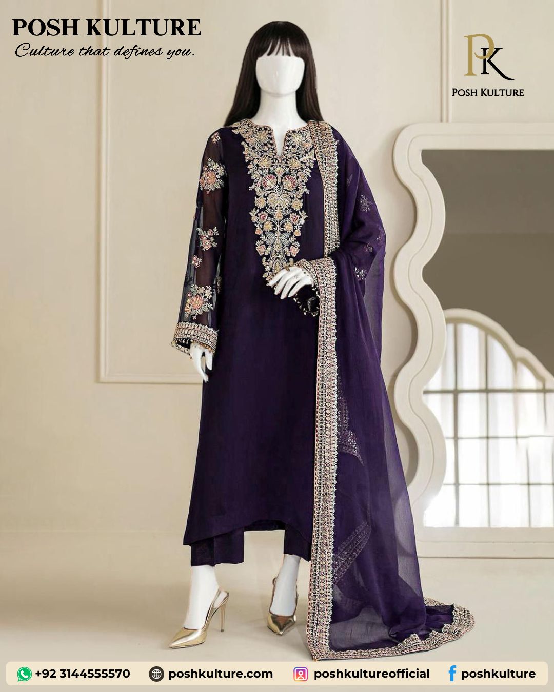 premium-deep-purple-embroidered-chiffon-formal-suit