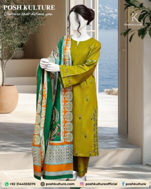 Jazmin Premium Luxury Embroidered Dhanak Suit